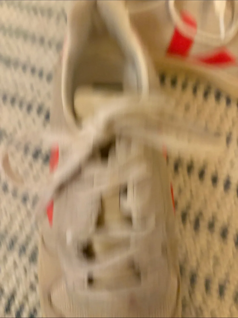 Veja Beige Sneakers with Pink Heel and Red Side V Logo